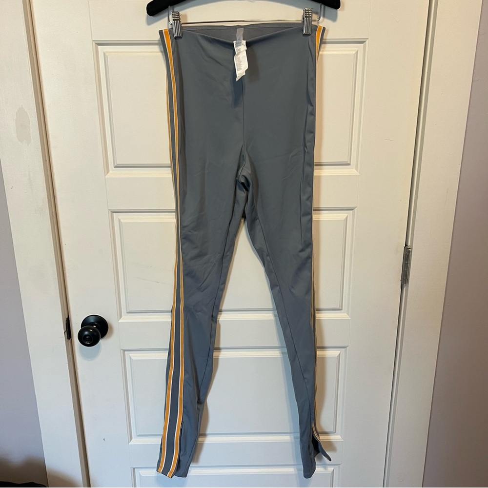 Fabletics Orange And Gray Track Pants Set - image 8
